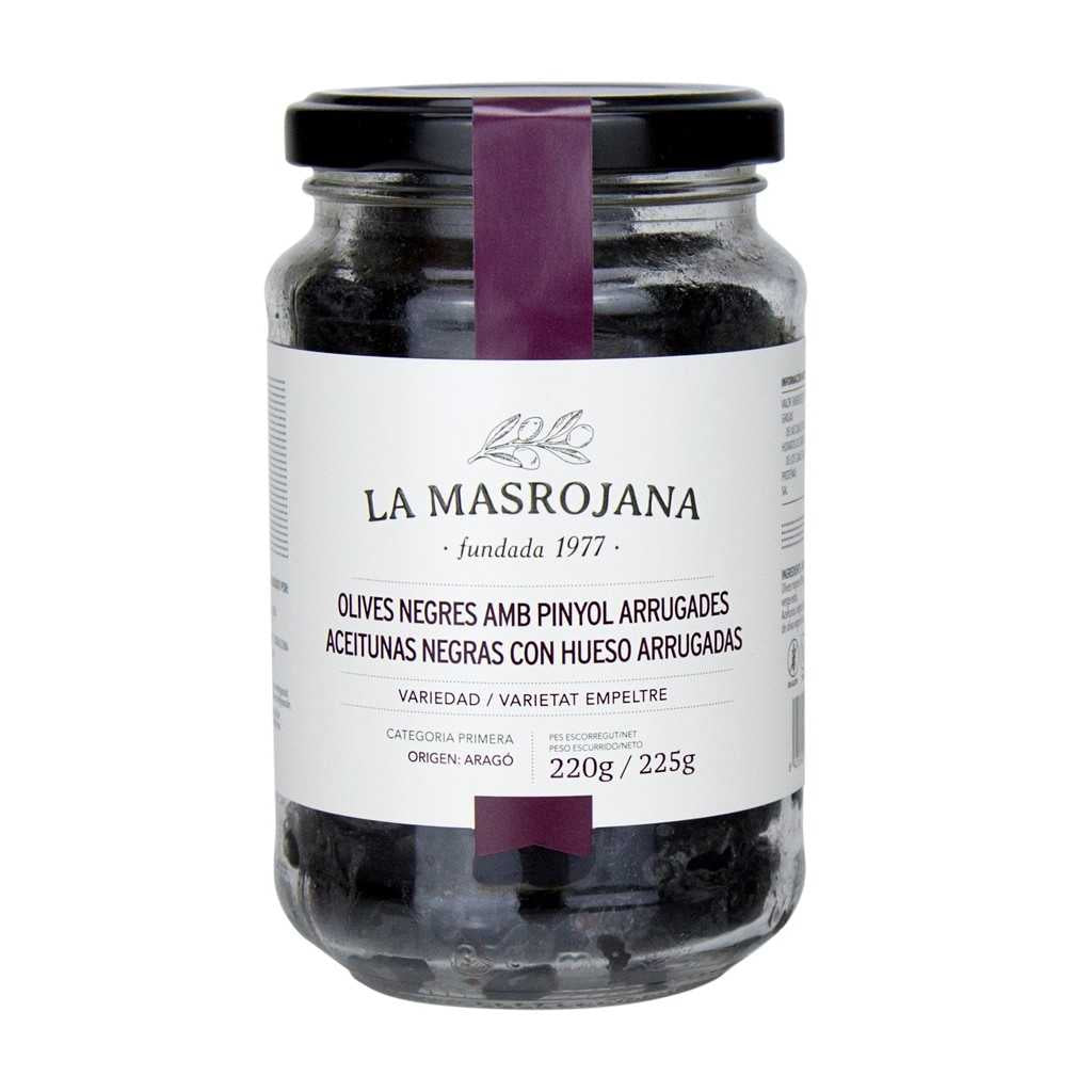 Olive noire Empeltre bio 220g - Epicerie Barakka