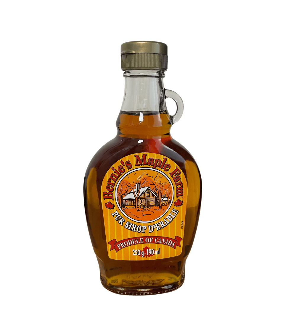 Sirop d’Érable Pur du Canada – Bernie’s Maple Farm 250 g - Epicerie Barakka