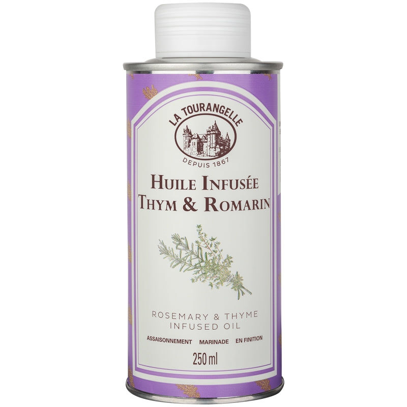 Huile Infusée au Thym & Romarin 250ml - Epicerie Barakka