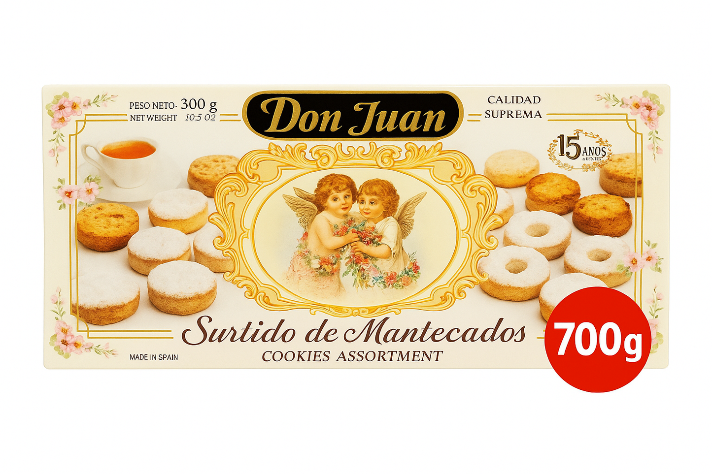 Surtido de mantecados assortiment de biscuits Espagnol