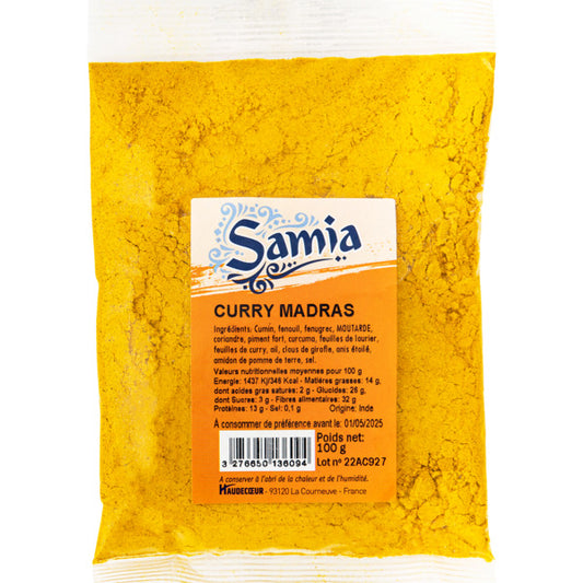 Curry madras 100 g - Epicerie Barakka