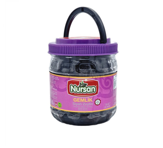 Olive Noires Entières Gemlik 3xs 650g - Epicerie Barakka