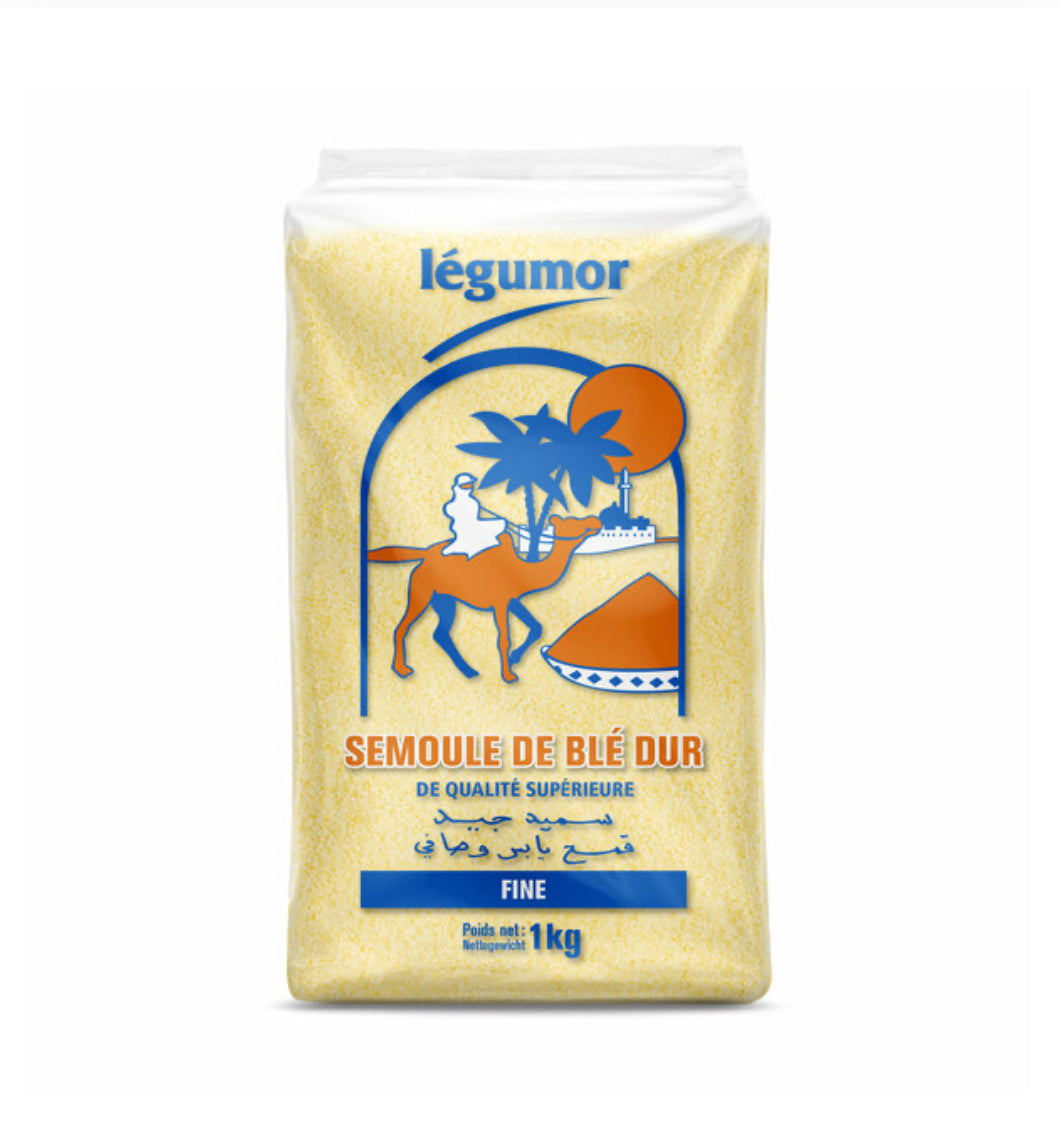 Semoule de blé fine 1kg - Epicerie Barakka