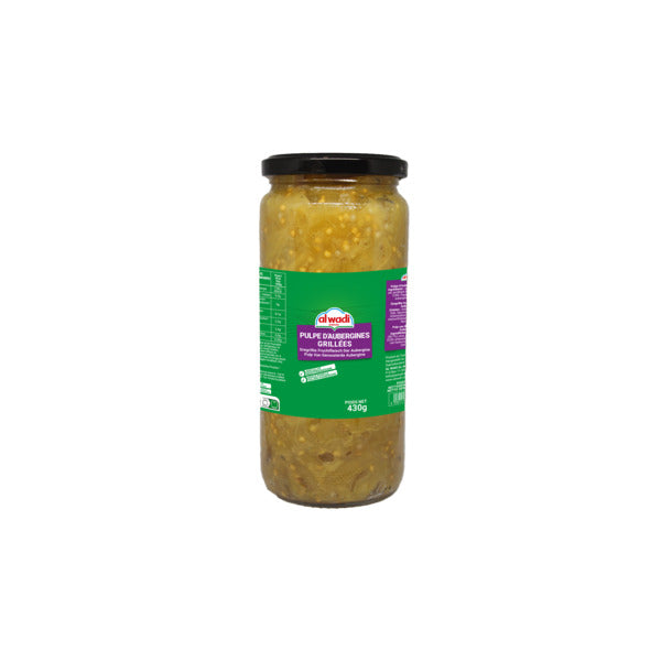 Pulpe d'aubergines 430g AlWadi - Epicerie Barakka