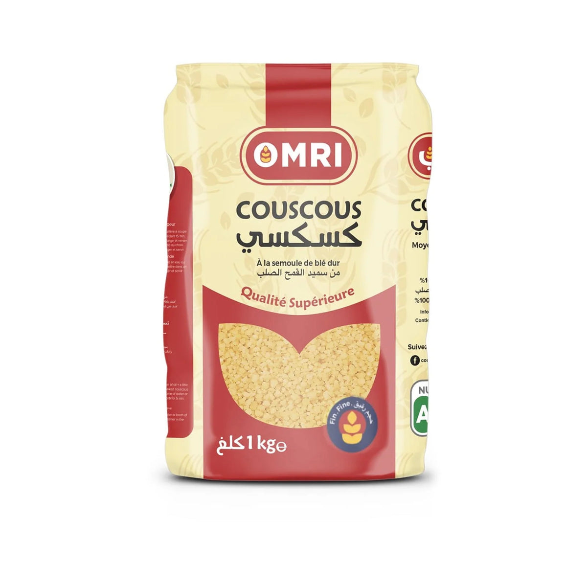 Couscous Moyen 1 kg – Omri - Epicerie Barakka