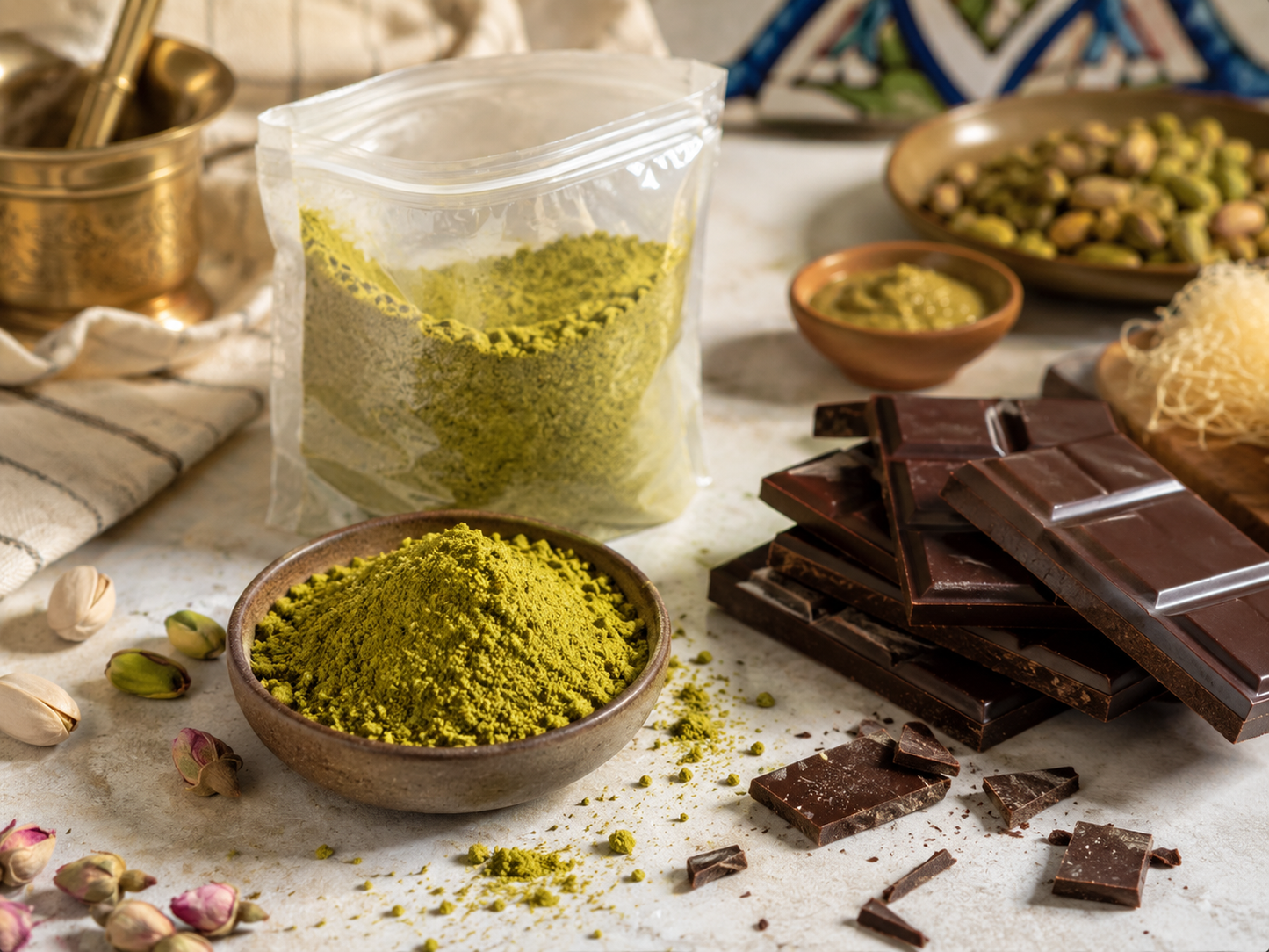 Pack Chocolat Dubaï – Pistache & Kadaïf