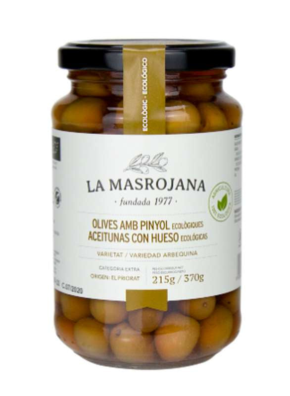 Olive verte Arbequine bio 215g - Epicerie Barakka