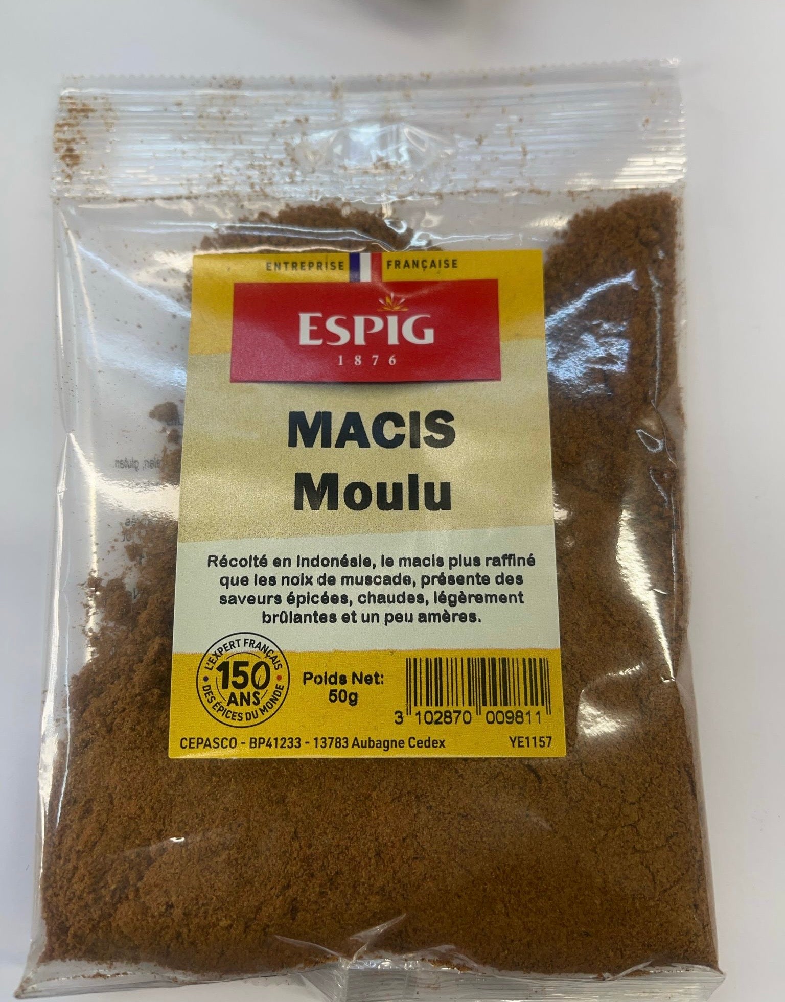 Macis moulu 50g - Epicerie Barakka