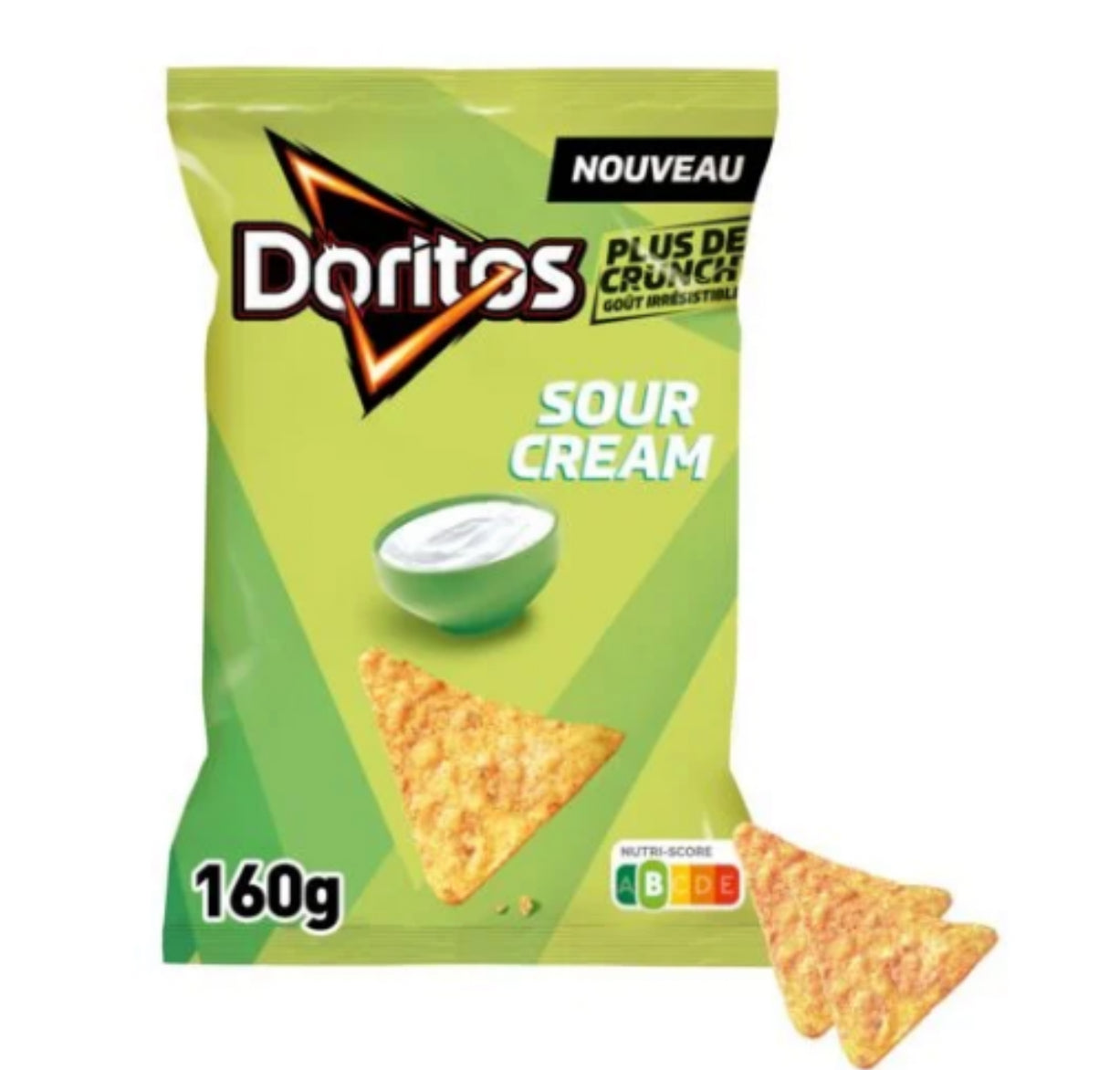 Doritos chips gout sour cream 160g