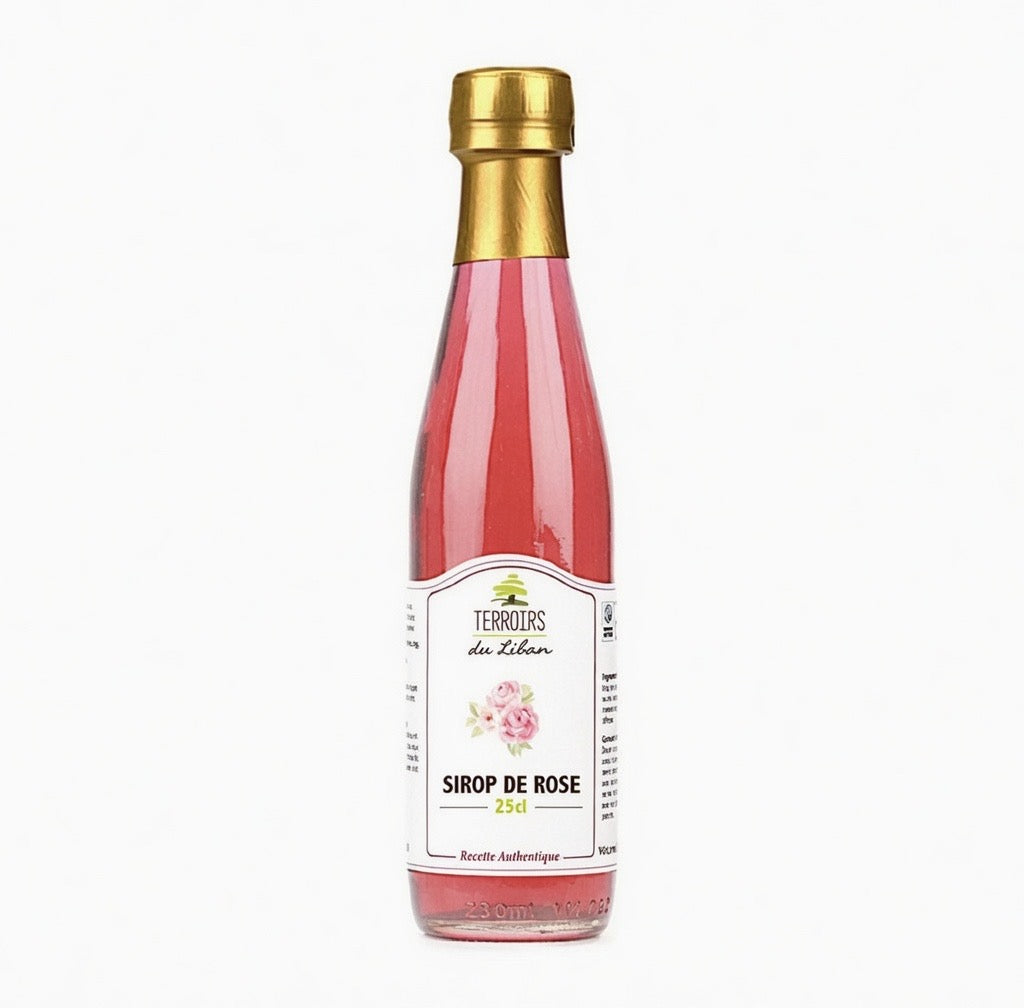 Sirop Naturel Artisanal Rose 250ml - Terroir du Liban