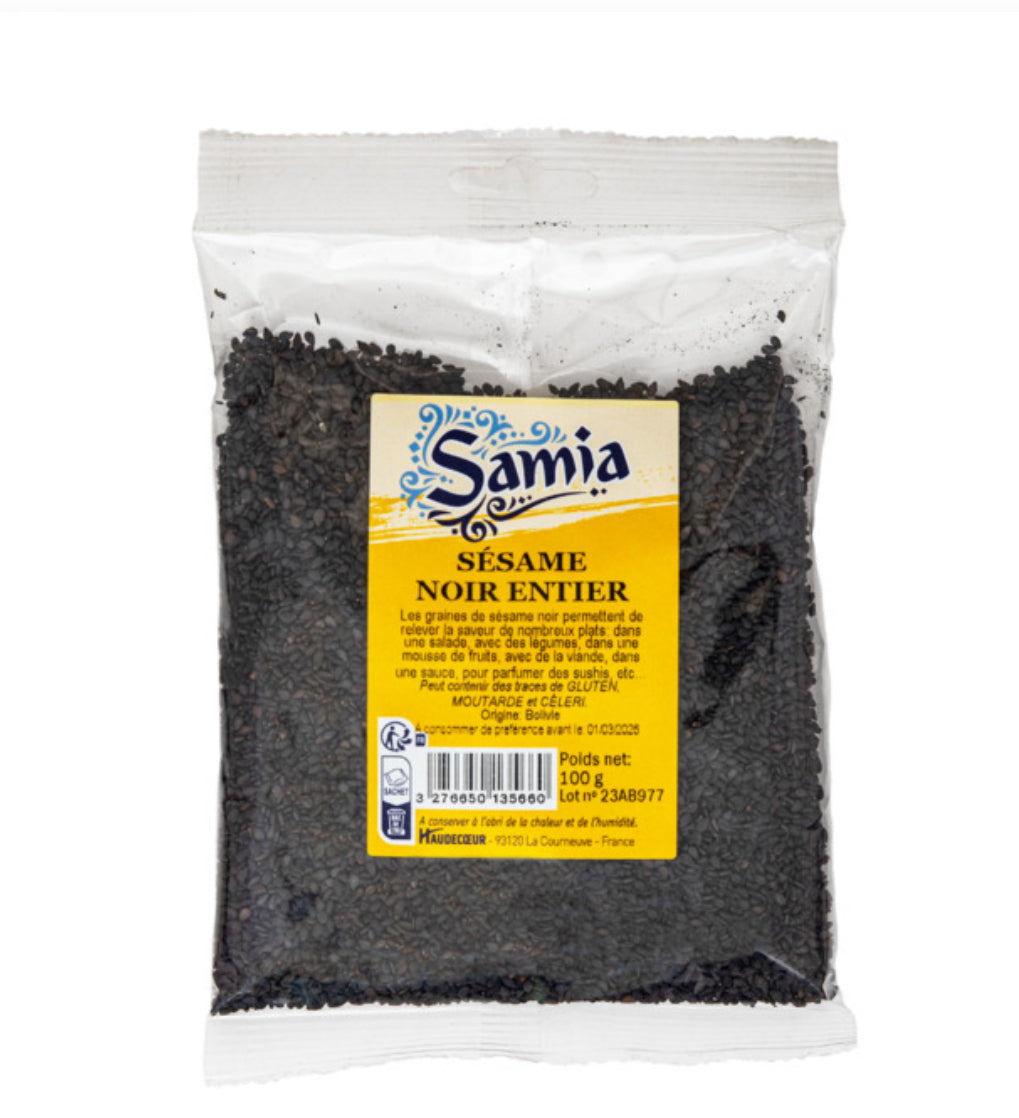 Sésame noir 100g - Epicerie Barakka