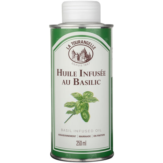 Huile Infusée au Basilic 250ml - Epicerie Barakka