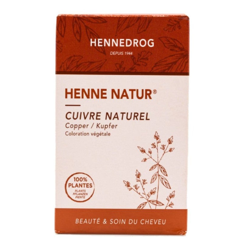 Henné Natur Cuivre Naturel 85g - Epicerie Barakka