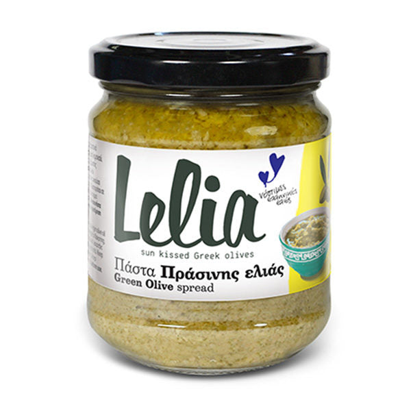 Pâte d’Olives Vertes Grecques – Lelia 180g
