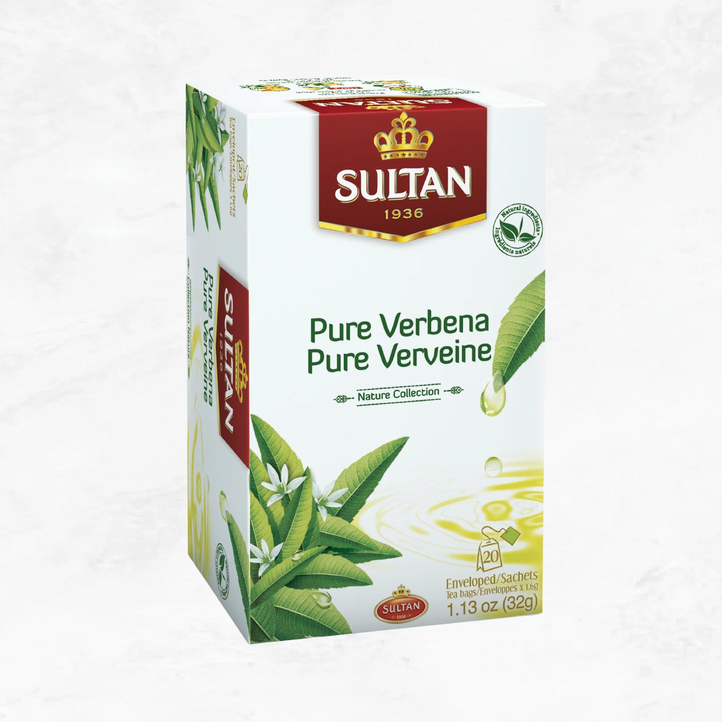 Infusion Verveine Pure 20 sachets - Sultan - Epicerie Barakka
