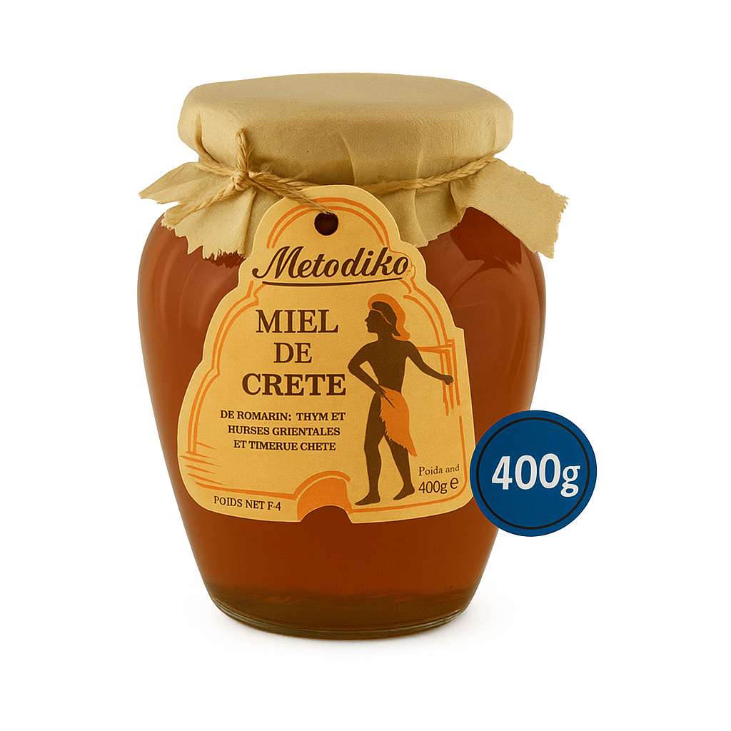 Miel de Fleurs, Thym et Arbres Conifères de Grèce 400g
