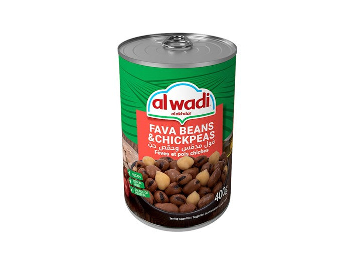 Fèves et pois chiches 400 g – Al Wadi