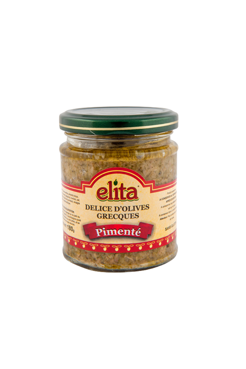 Délice d’Olives Grecques Pimenté – Elita 180g