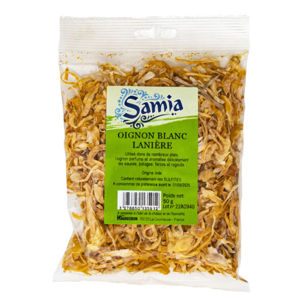Oignon blanc lanière 50 g