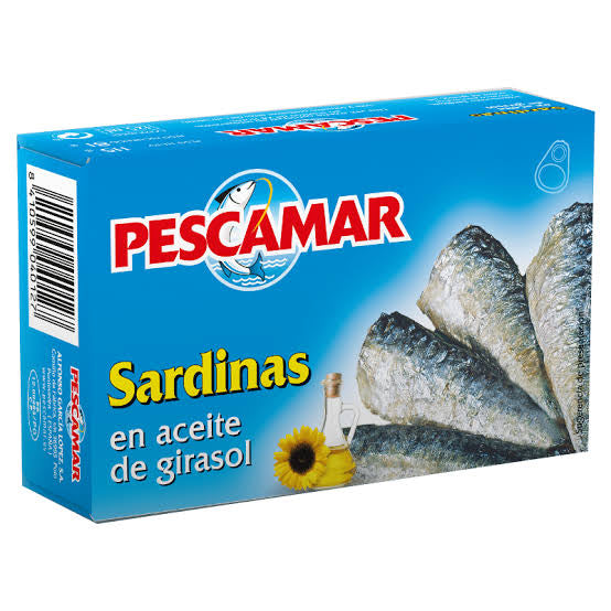 Sardines à l’huile de tournesol 115g - Pescamar