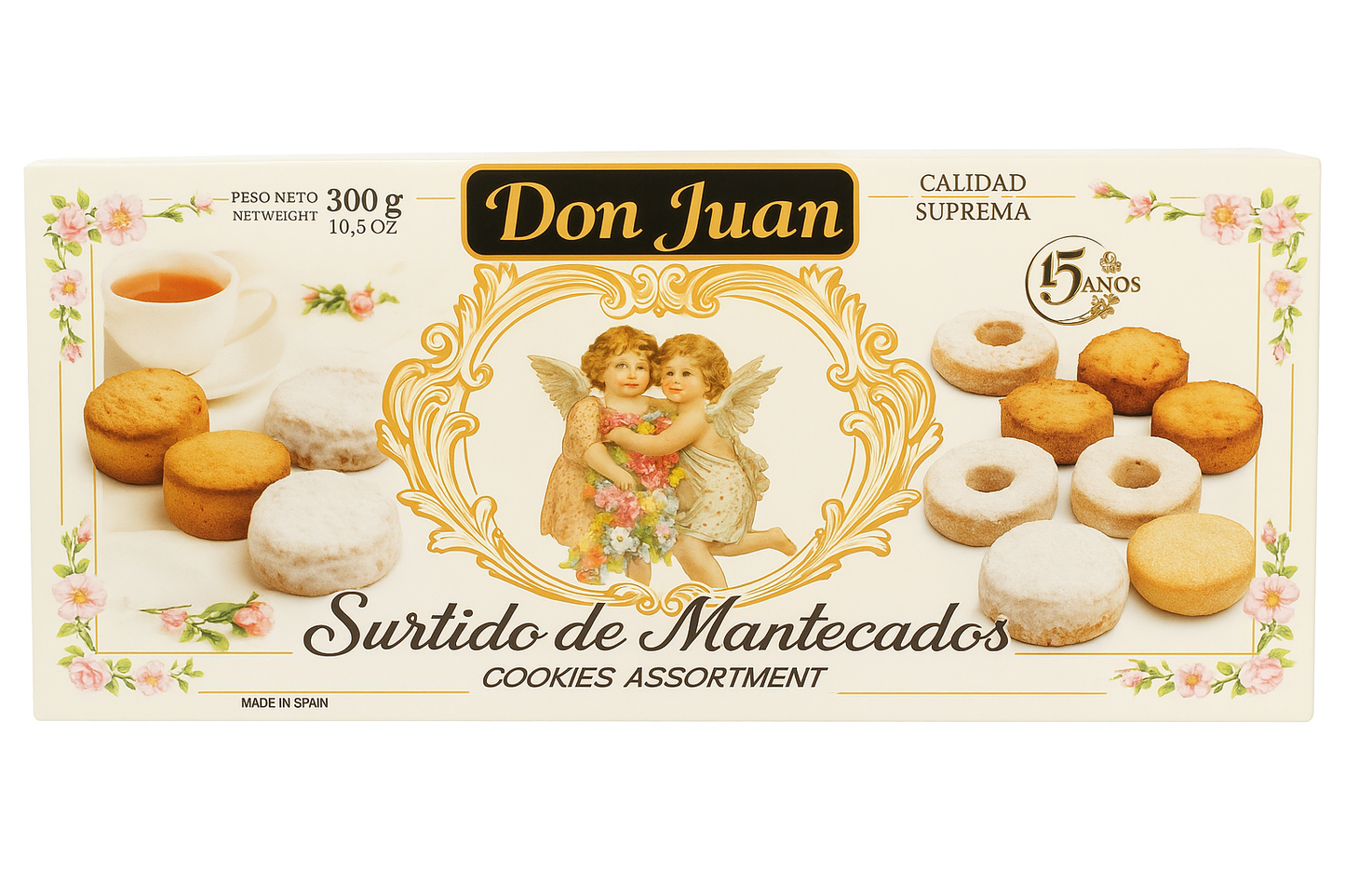 Surtido de mantecados assortiment de biscuits Espagnol