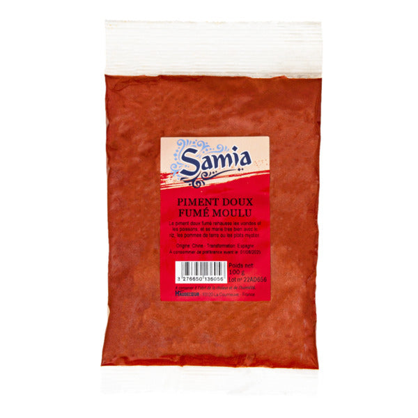 Piment doux fumé 100g - Epicerie Barakka