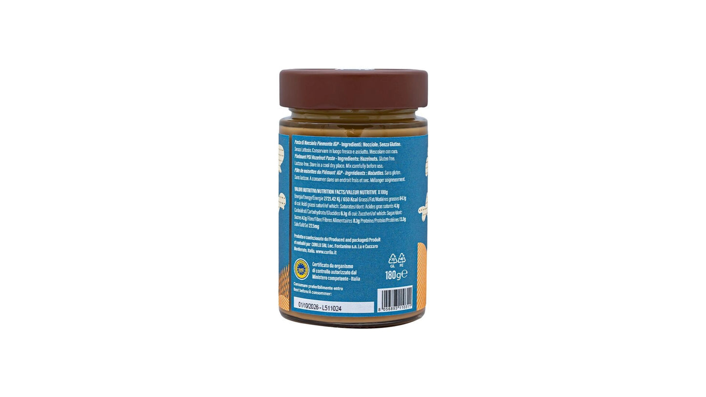 Pâte de Noisette du Piémont IGP 180g - Corilu