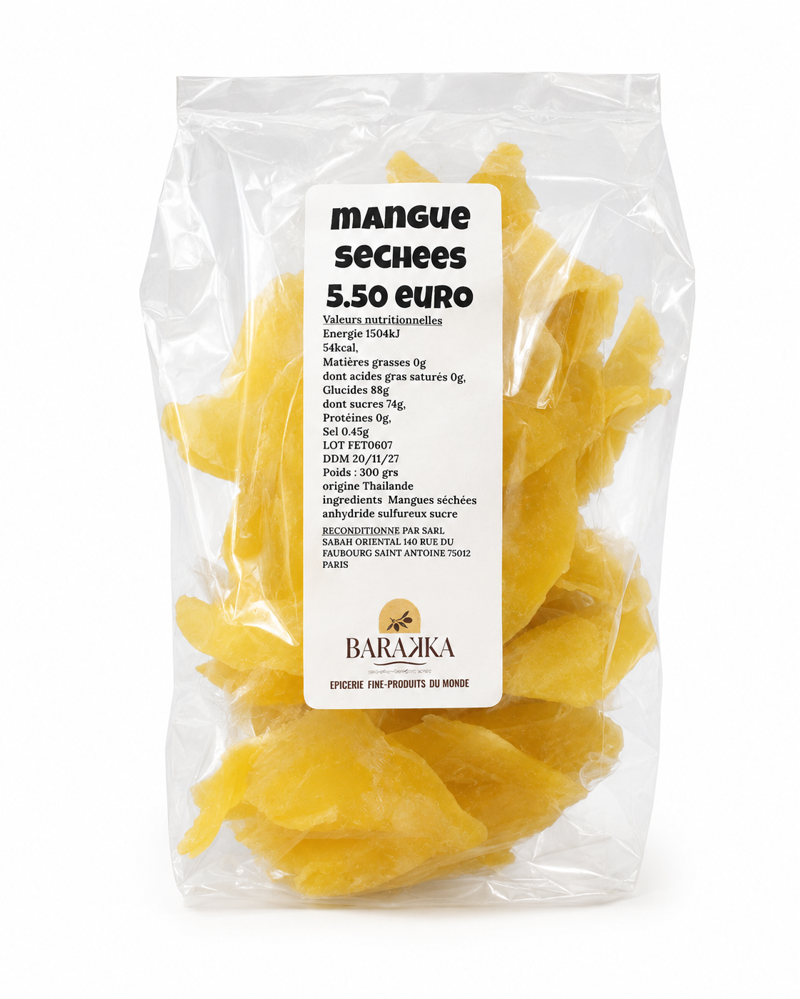 Mangue séchée - 300g