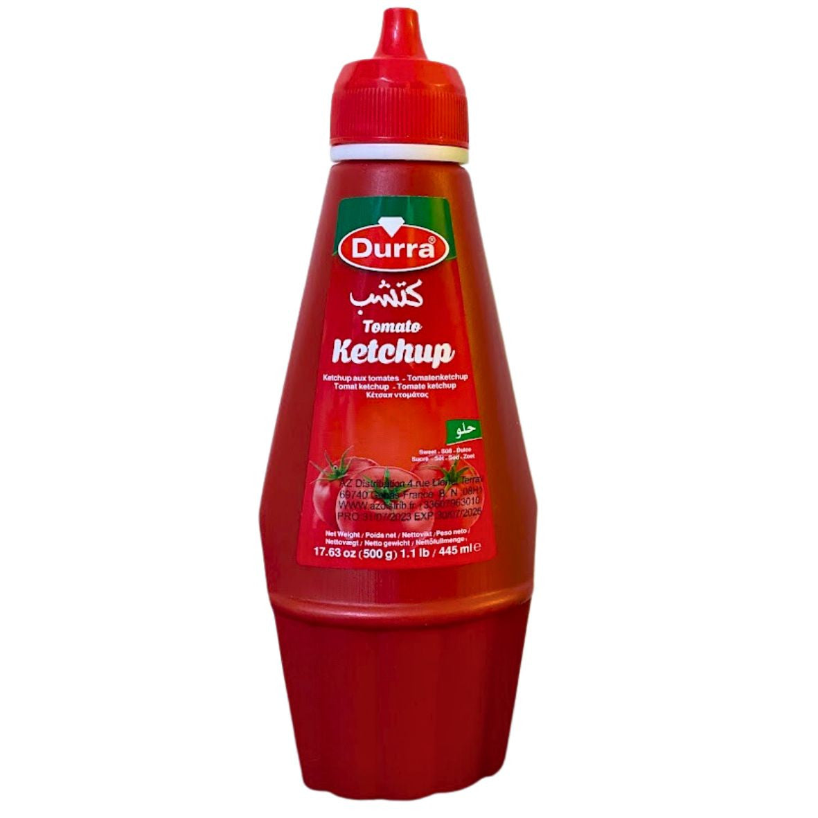 Ketchup doux à la tomate 500 g – Durra - Epicerie Barakka
