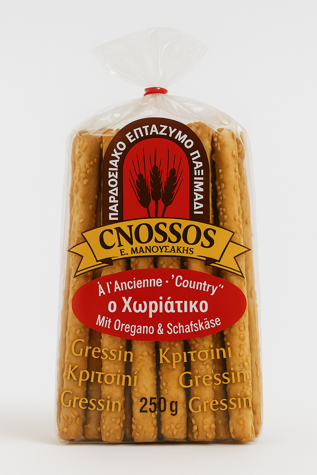 Gressins Grecs À l’Ancienne 250g – Cnossos