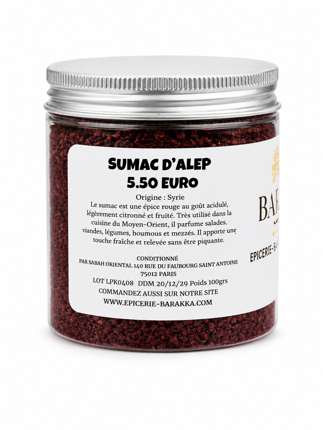 Sumac d’Alep – 100 g