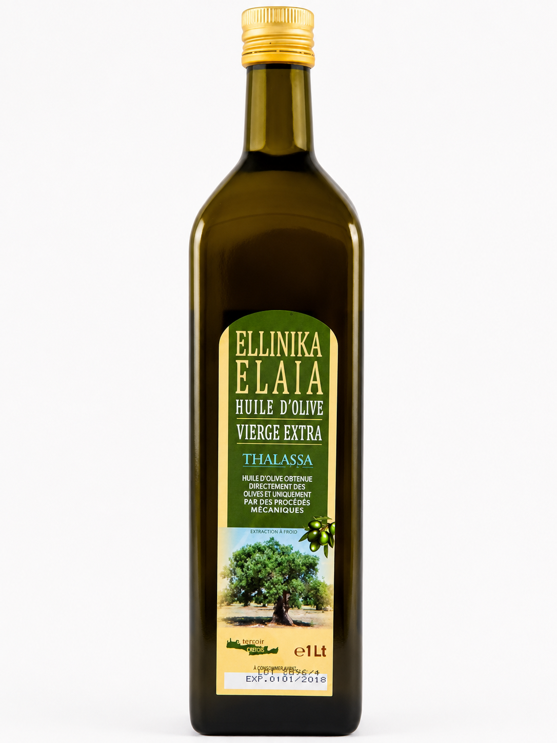 Huile d’Olive Vierge Extra 1L – Elaia