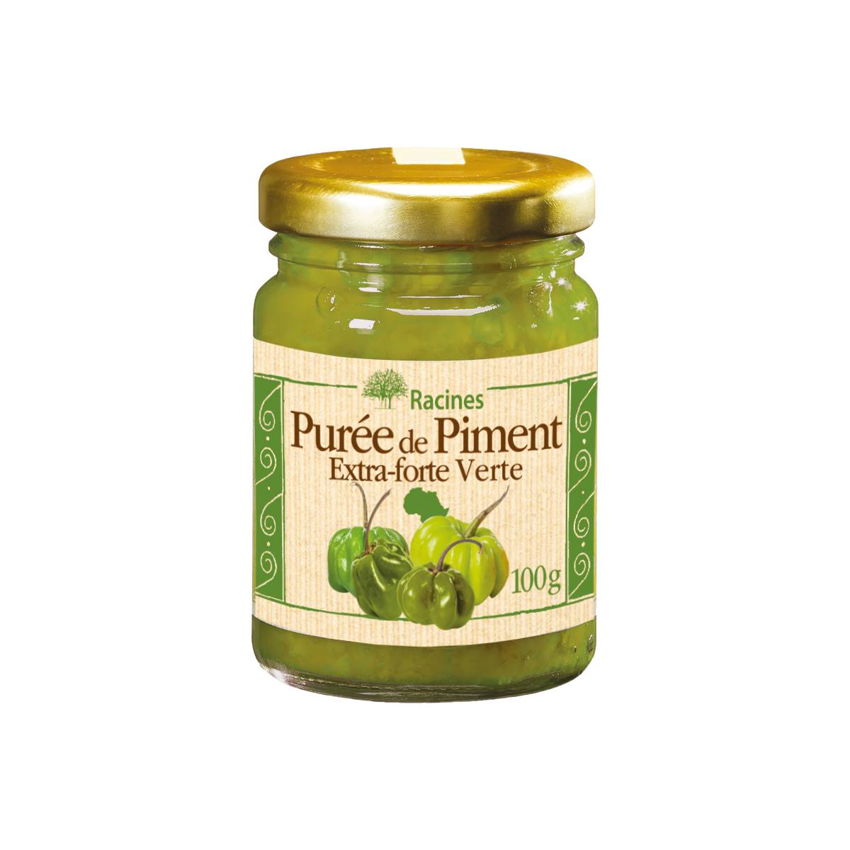 Purée de Piment Extra-Forte Verte 100g – Racines - Epicerie Barakka
