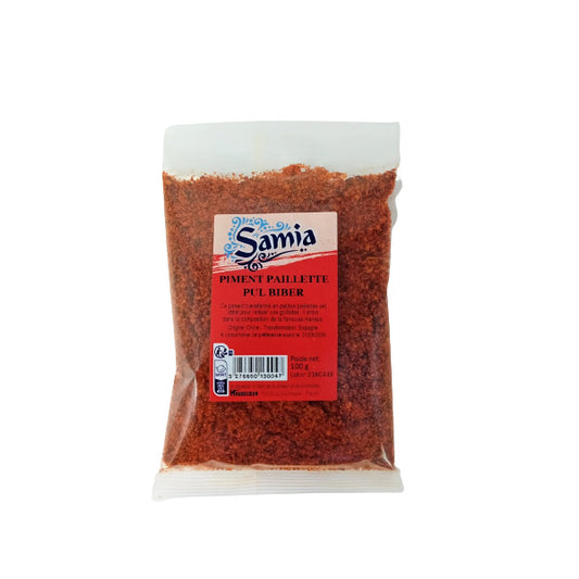 Piment fort paillette « pul biber » 100g - Epicerie Barakka