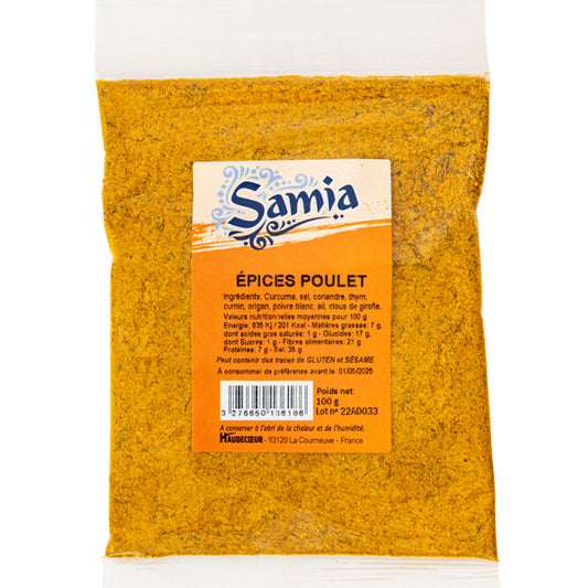 Epices pour poulet 100g - Epicerie Barakka