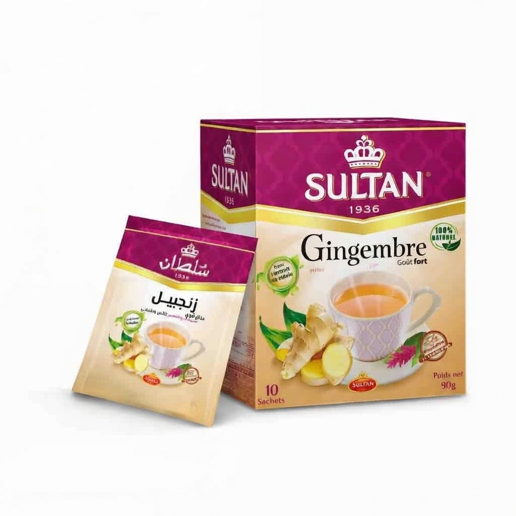 Boisson instantanée au gingembre 10 sachets - Sultan - Epicerie Barakka