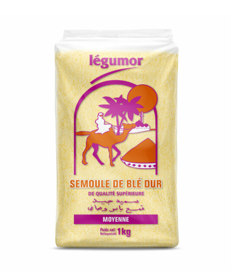 Semoule de blé moyenne 1 kg - Epicerie Barakka