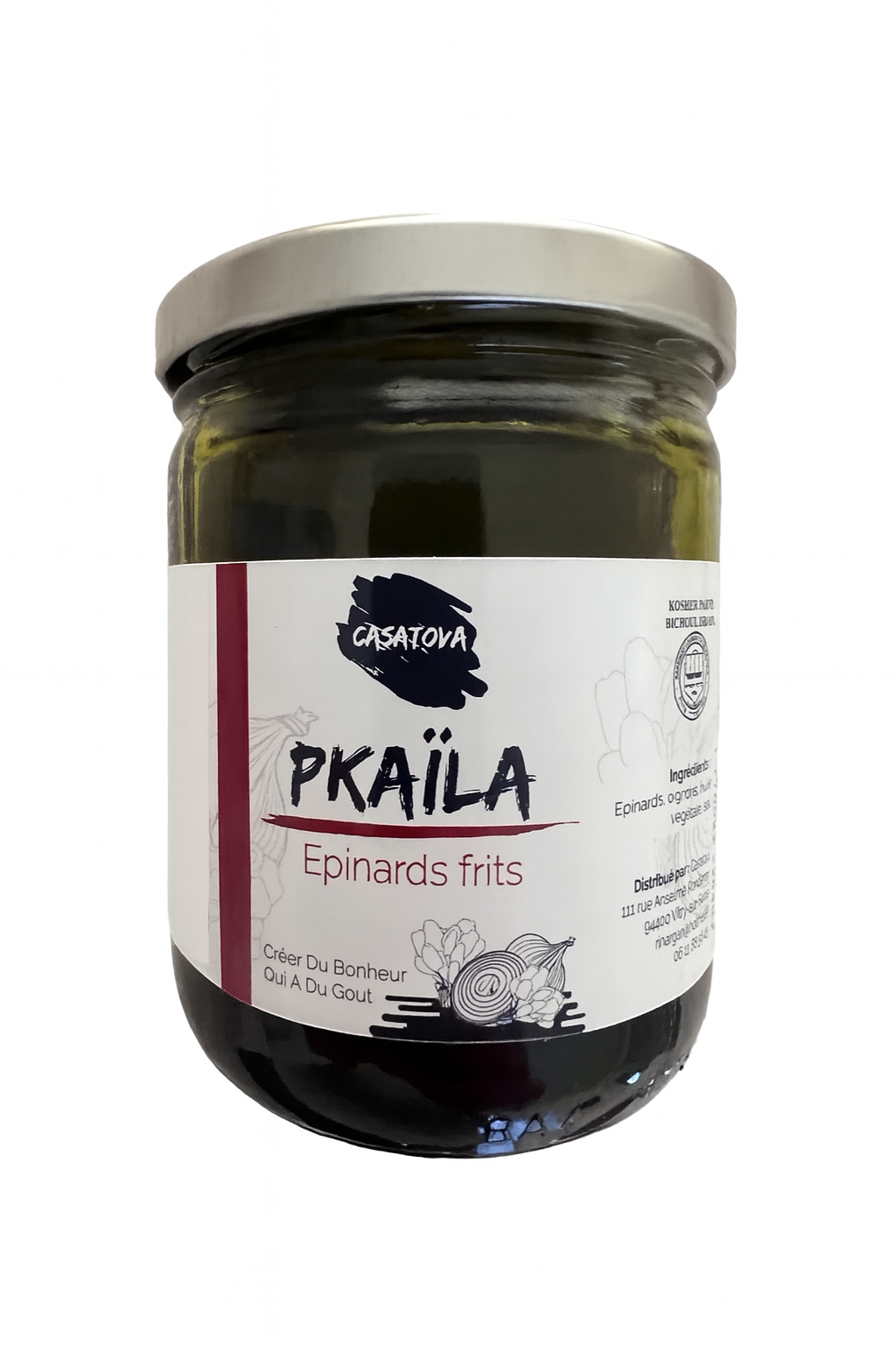 Pkaila Épinards frits