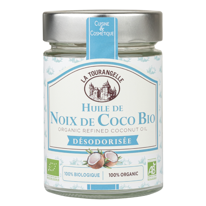 Huile de Noix de Coco Désodorisée BIO 314ml - Epicerie Barakka