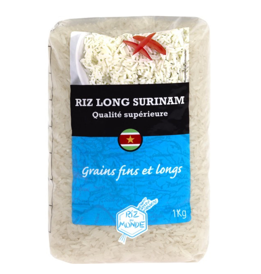 Riz long surinam 1kg - Epicerie Barakka