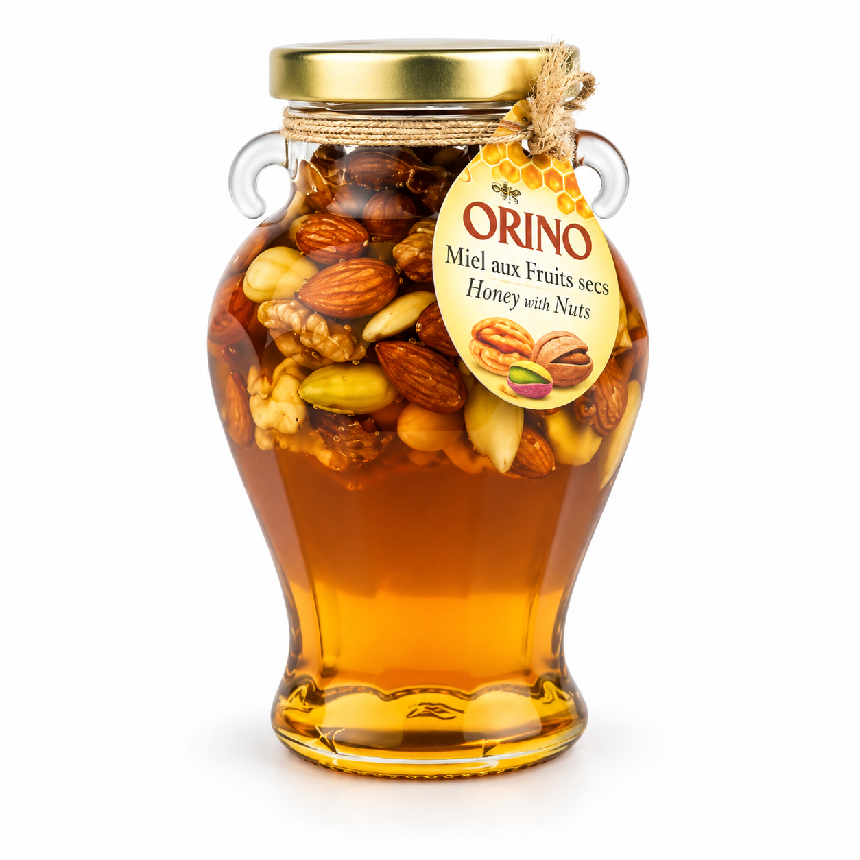 Miel de thym de Crète aux fruits secs ORINO – 250 g