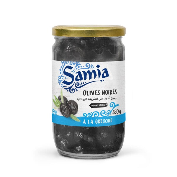 Olives Noires à la Grecque Samia 380g