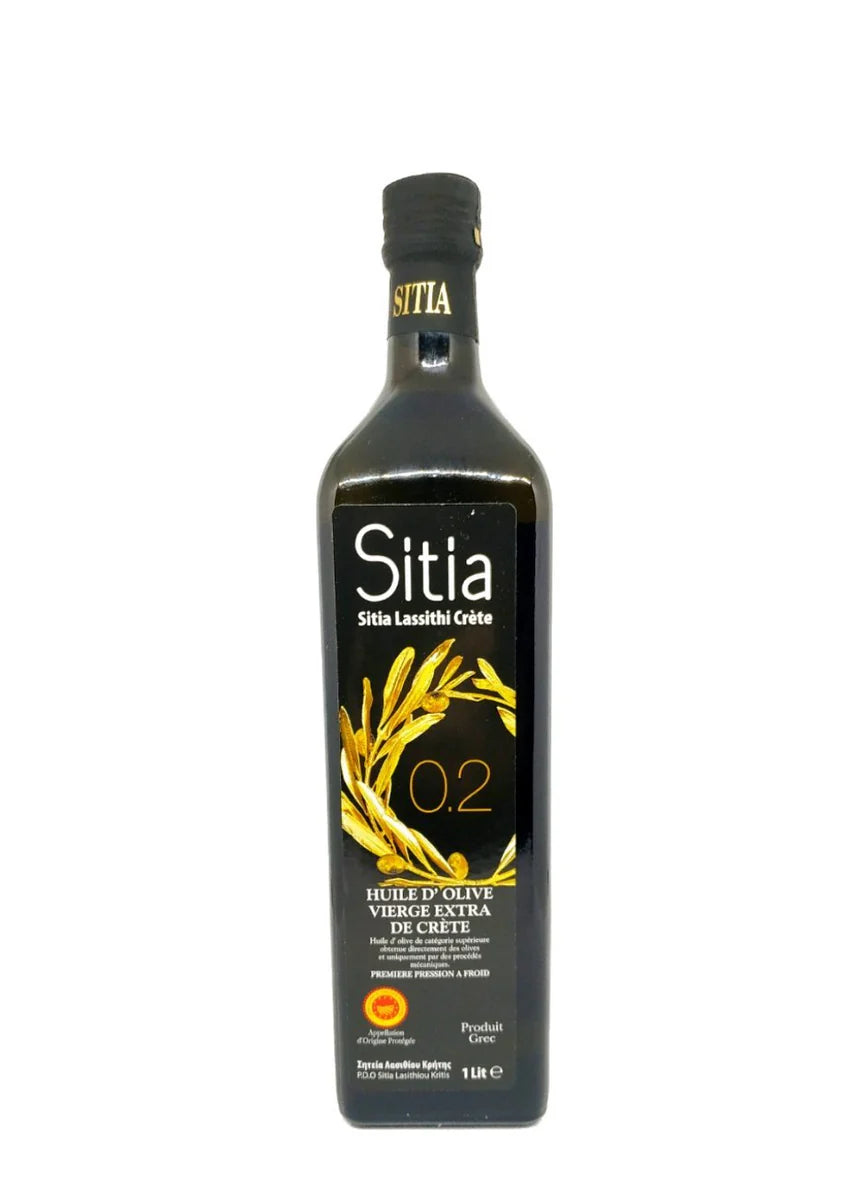 Huile d’Olive 0.2 Extra Vierge Sitia 1L Crète - Epicerie Barakka