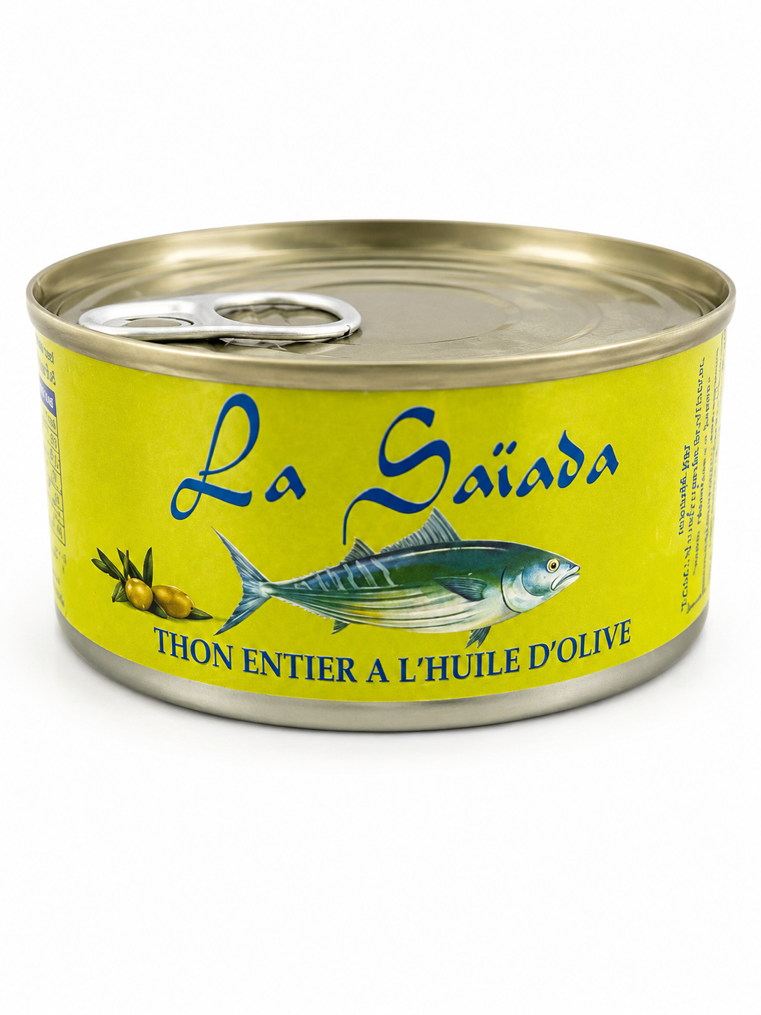 Thon entier à l’huile d’olive 185 g – La Saïada