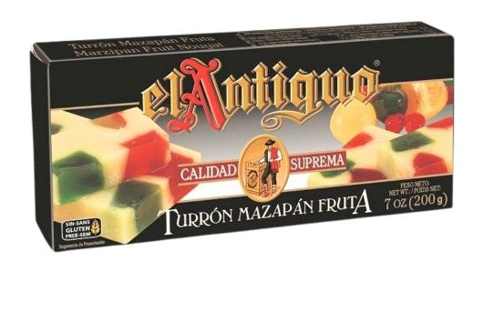 Turrón Mazapán Fruta 200g – El Antiguo