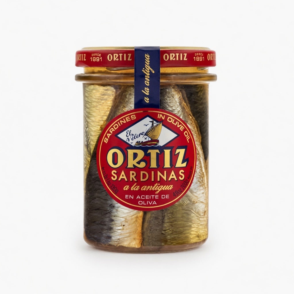 Sardines à l’ancienne à l’huile d’olive 190g - Ortiz