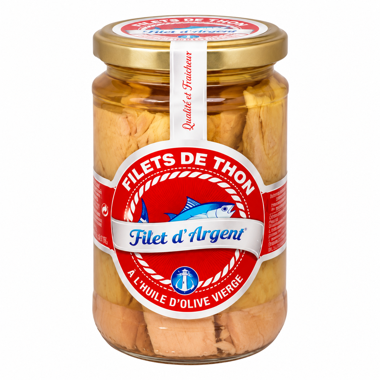 Filets de thon à l’huile d’olive vierge 300 g - Filet d’Argent
