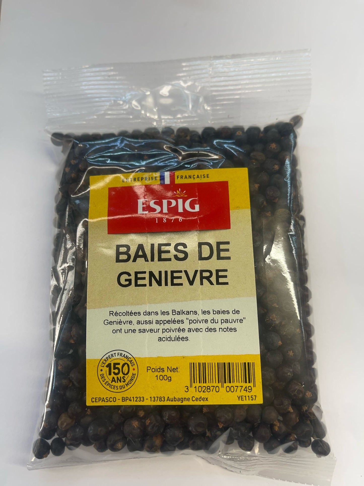Baies de Genièvre 100g - Epicerie Barakka