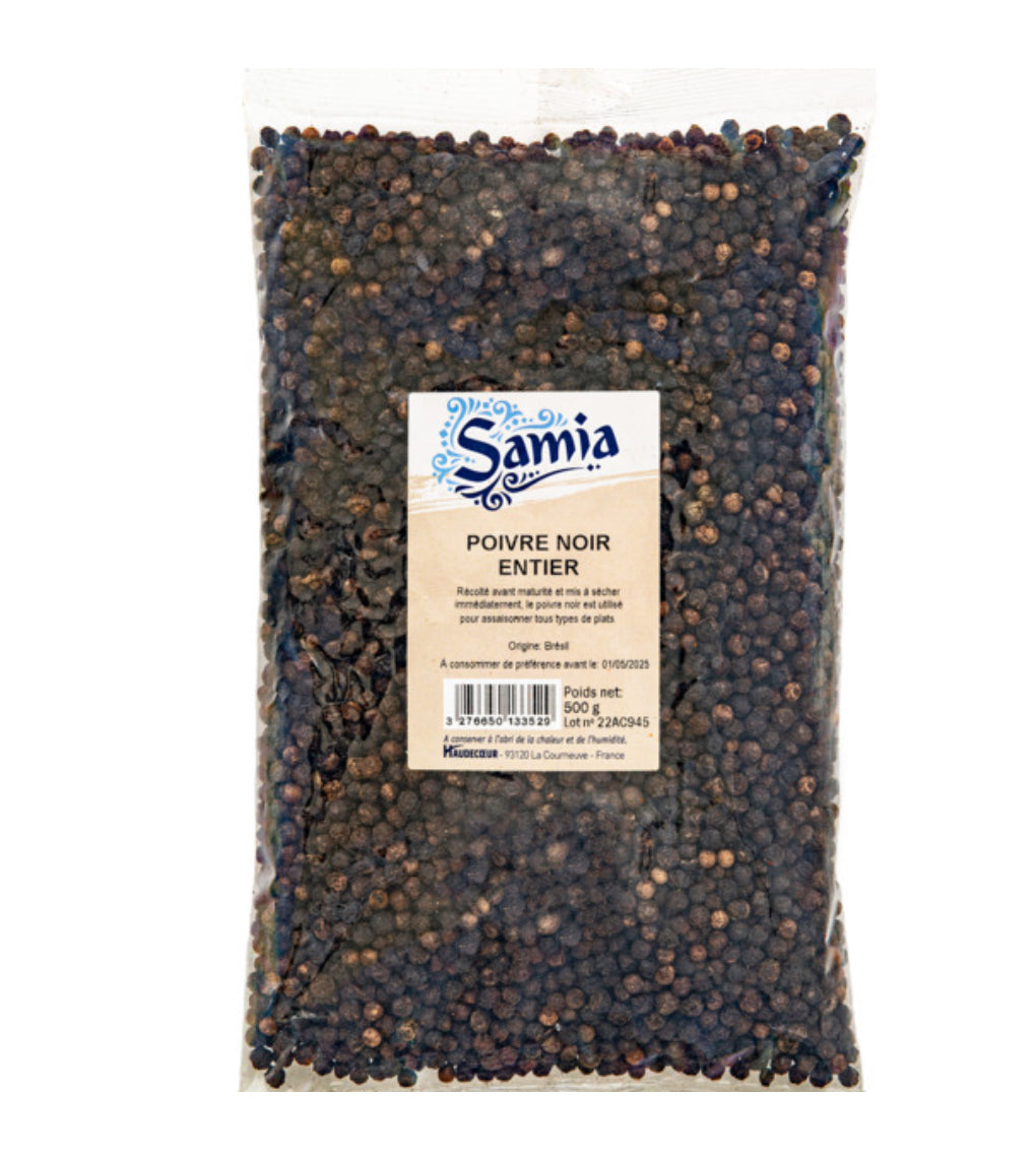Poivre noir entier - Epicerie Barakka