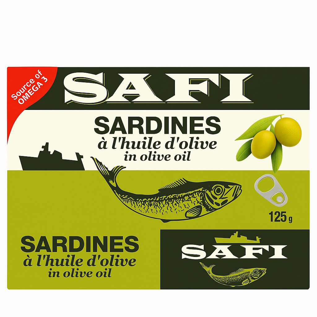 Sardines à l’huile d’olive 125g – Safi